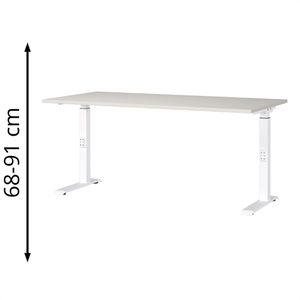 Produktbild für Schreibtisch Germania Mailand, 7911-642, lichtgrau