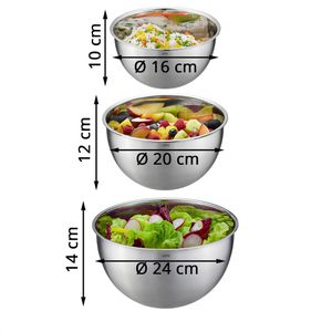 Produktbild für Schüssel Gefu Mondi, Set mit Deckel, 3-teilig