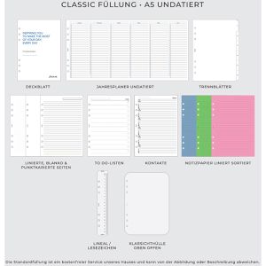 Produktbild für Systemplaner Filofax Domino Organiser Red