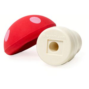 Produktbild für Radiergummi Legami Magic Mushroom, rot/weiß