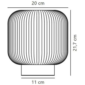 Produktbild für Tischlampe Nordlux Milford, weiß mit E27-Fassung