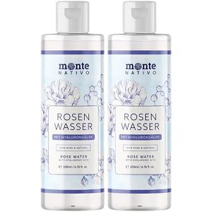 Produktbild für Gesichtswasser Monte-Nativo Rosenwasser mit Hyaluron, klärend