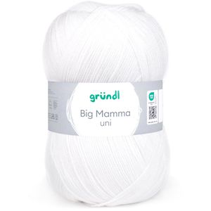 Produktbild für Häkelgarn Gründl 2611-131 Big Mamma uni, weiß