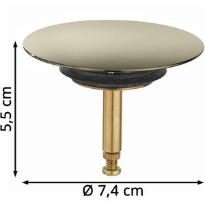 Produktbild für Badewannenstöpsel GROHE Stopfen 06625EN0, Ø 74 mm