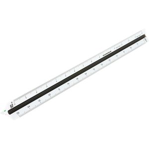 Produktbild für Dreikantmaßstab Rumold 150/9/30 Kunststoff, 30cm