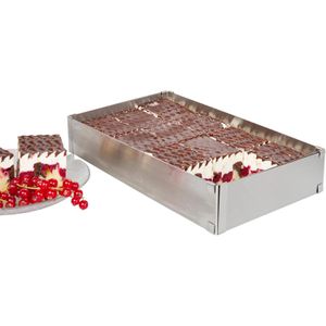 Produktbild für Backrahmen wenco 555555, mit Klemmung &amp; Teiler, aus Edelstahl