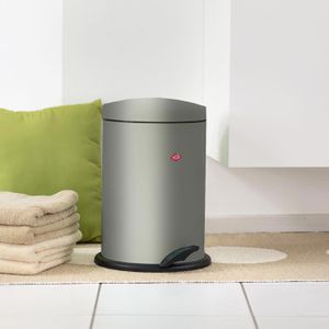 Produktbild für Mülleimer Wesco 116 Alpha, neusilber