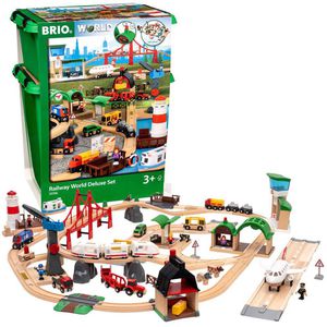 Spielzeugeisenbahn BRIO World Großes Premium Set