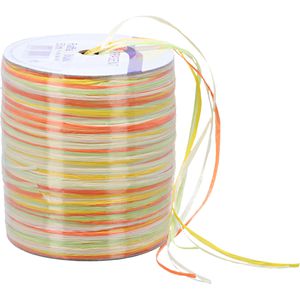 Geschenkband Präsent Raffia Multicolour, gelb