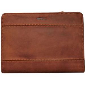 Produktbild für Schreibmappe Menzo MB57, deltabraun, Echt Leder