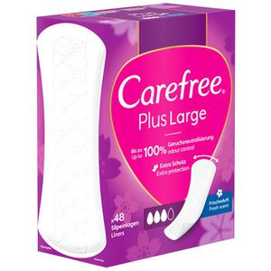 Produktbild für Slipeinlagen Carefree Plus Large