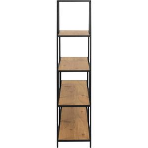 Produktbild für Bücherregal AC-Design Seaford, schwarz / wildeiche