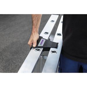 Produktbild für Stehleiter MUNK 41512, nivello-Leiterfüße, mit Plattform