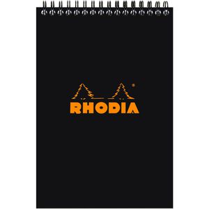 Produktbild für Notizblock Rhodia 165009C, schwarz, A5