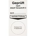 Grundplaketten Böttcher-AG GP9 DGUV Vo 3