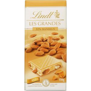 Tafelschokolade Lindt Les Grandes 32% Mandeln