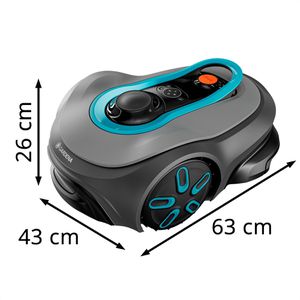 Produktbild für Mähroboter Gardena smart SILENO free Set, 19923-20