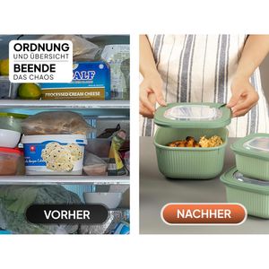 Produktbild für Mikrowellengeschirr uandu anthrazit gestreift, aus Kunststoff