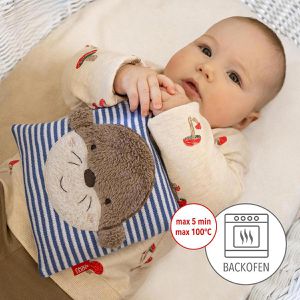 Produktbild für Wärmekissen Fehn Otter, 16 x 16 cm, mit Kirschkernen
