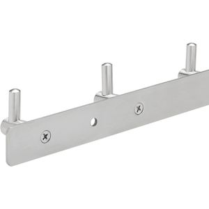 Produktbild für Garderobenleiste SO-TECH Cora, 127879, silber