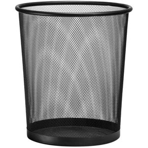 Papierkorb D.RECT 007616, schwarz