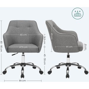 Produktbild für Bürostuhl Songmics OBG019G01