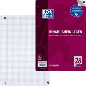 Ringbucheinlagen Oxford 400131584, Lineatur 28, A4