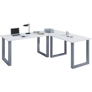 Produktbild für Schreibtisch VCM Lona, 915248, weiß / silber
