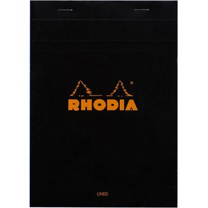 Produktbild für Notizblock Rhodia 166009C, schwarz, A5