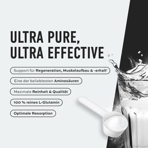 Produktbild für Glutamin ESN Ultrapure L-Glutamin Premium, Getränkepulver