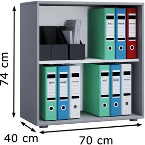 Produktbild für Aktenregal VCM Lona L, 913917, aus Holz