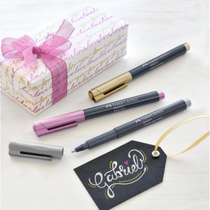 Produktbild für Metallic-Stifte Faber-Castell gold und silber