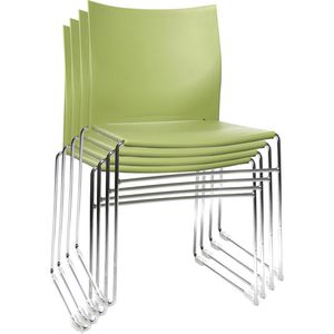 Produktbild für Besucherstuhl Topstar W-Chair, CH490 5, stapelbar