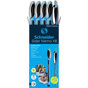 Kugelschreiber Schneider Slider Memo XB schwarz