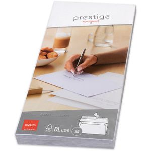 Produktbild für Briefumschläge ELCO 70499.12 Prestige, weiß, DIN lang+