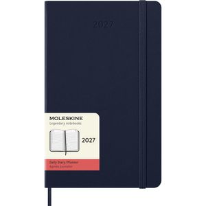 Produktbild für Buchkalender Moleskine Large, saphir, englisch, Jahr 2027