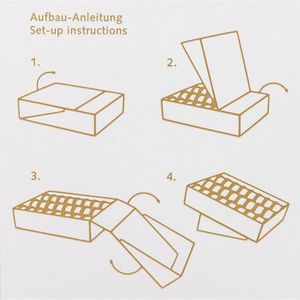 Produktbild für Geschenkschleife Präsent silber / gold Glitter