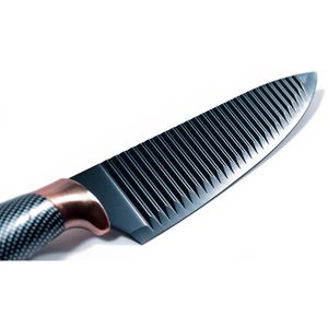 Produktbild für Messerset KING Carbon Design, mit Messerblock