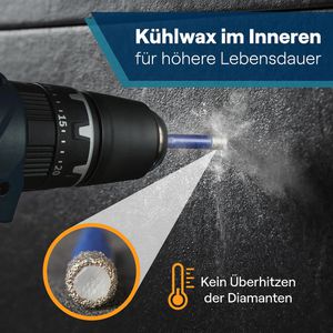 Produktbild für Diamantbohrer WERKSTEIN FBA, Set