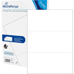 Universaletiketten MediaRange MRINK142, weiß