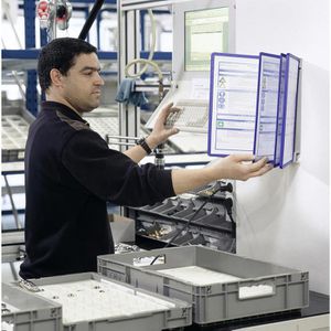 Produktbild für Sichttafelsystem Durable 5551-07 Vario Wall 5, A4