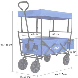 Produktbild für Bollerwagen Arebos 423293, faltbar