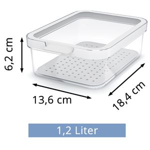 Produktbild für Frischhaltedose Rotho Cauma, aus Kunststoff