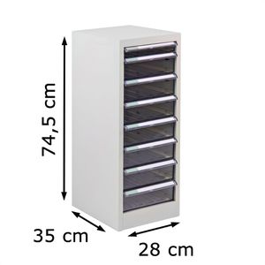 Produktbild für Schubladenschrank ADB SC8, 40608, aus Metall