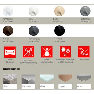 Produktbild für Silikon Fischer Premium, DBSA, beige