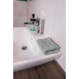 Produktbild für Waschlappen Dyckhoff Siena Set, silber, 16 x 21 cm