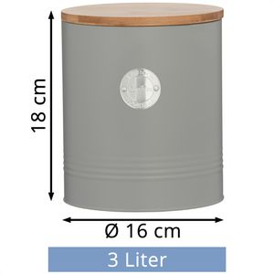 Produktbild für Vorratsdose Typhoon Living Collection Keksdose, aus Metall