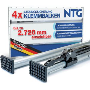 Rundsperrbalken NTG LS8089, Klemmbalken, Aluminium