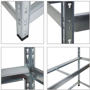 Produktbild für Reifenregal PROREGAL TIGER XL, silber, für 18 Reifen