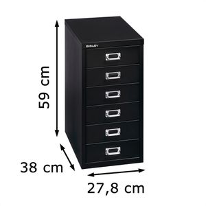 Produktbild für Schubladenschrank Bisley MultiDrawer, aus Metall